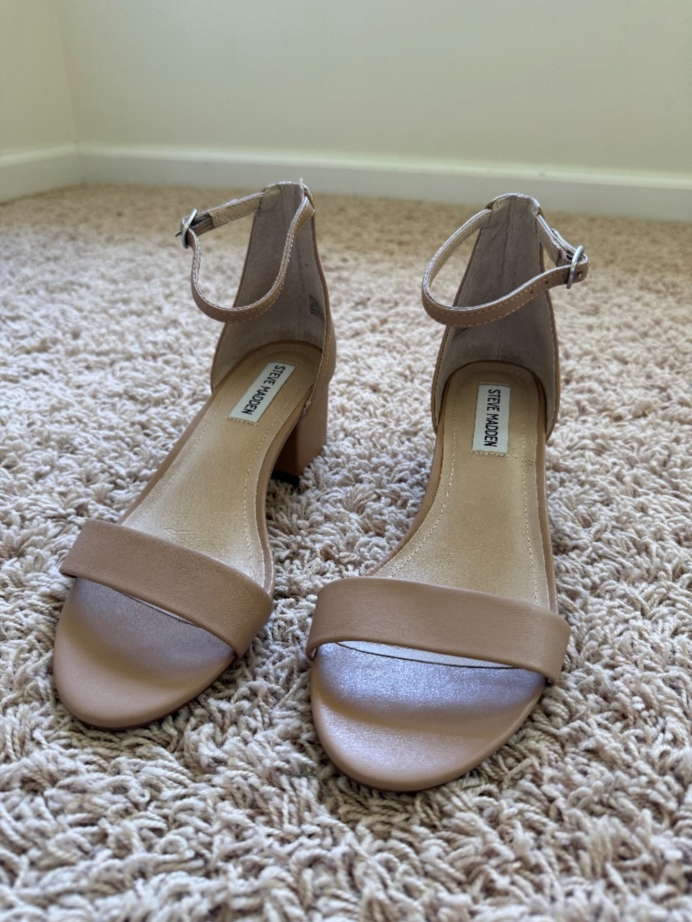 Steve Madden Irenee Dress Shoe - Color: Sand/Nude - Size: 7.5 Wide